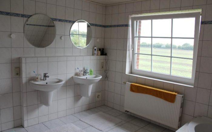 Badezimmer im Dachgeschoss